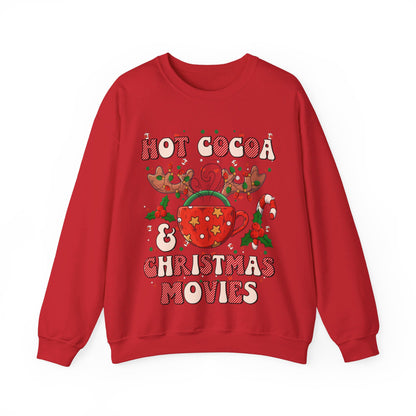 Hot Cocoa Christmas Movies - Crewneck Sweatshirt