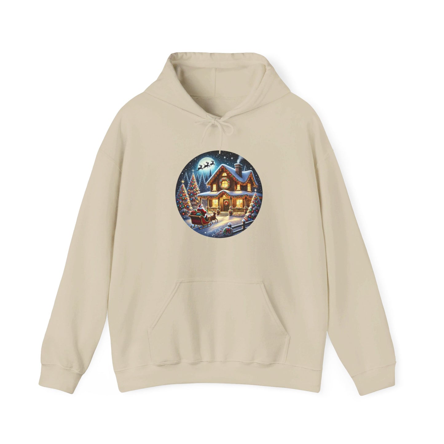 Santa's Joyful Ride - Hooded Sweatshirt