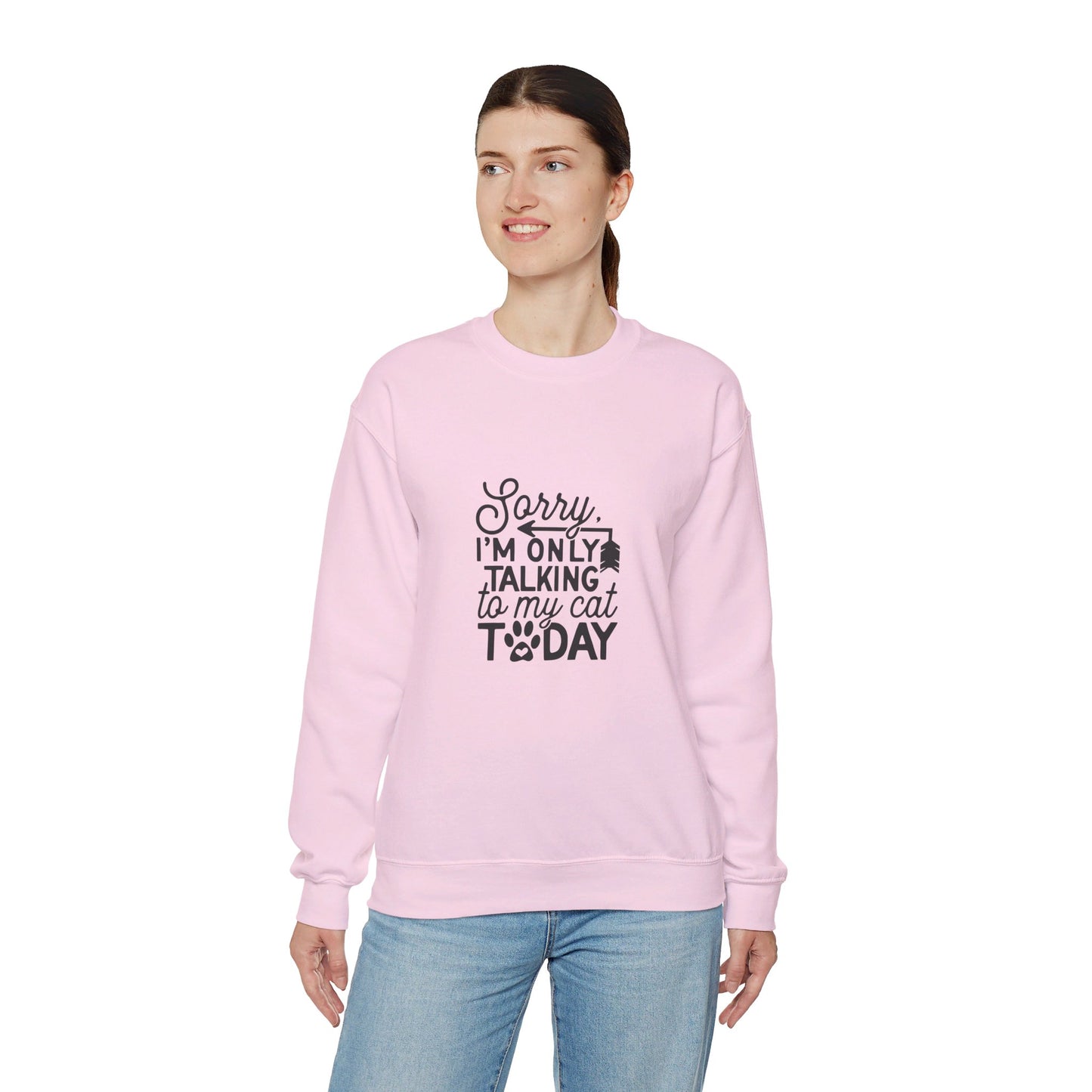 Sorry I'm Only Talking To My Cat - Sweatshirt