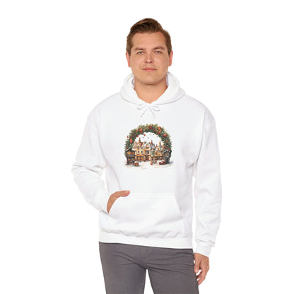 Snowy Village Bliss - Hooded Sweatshirt