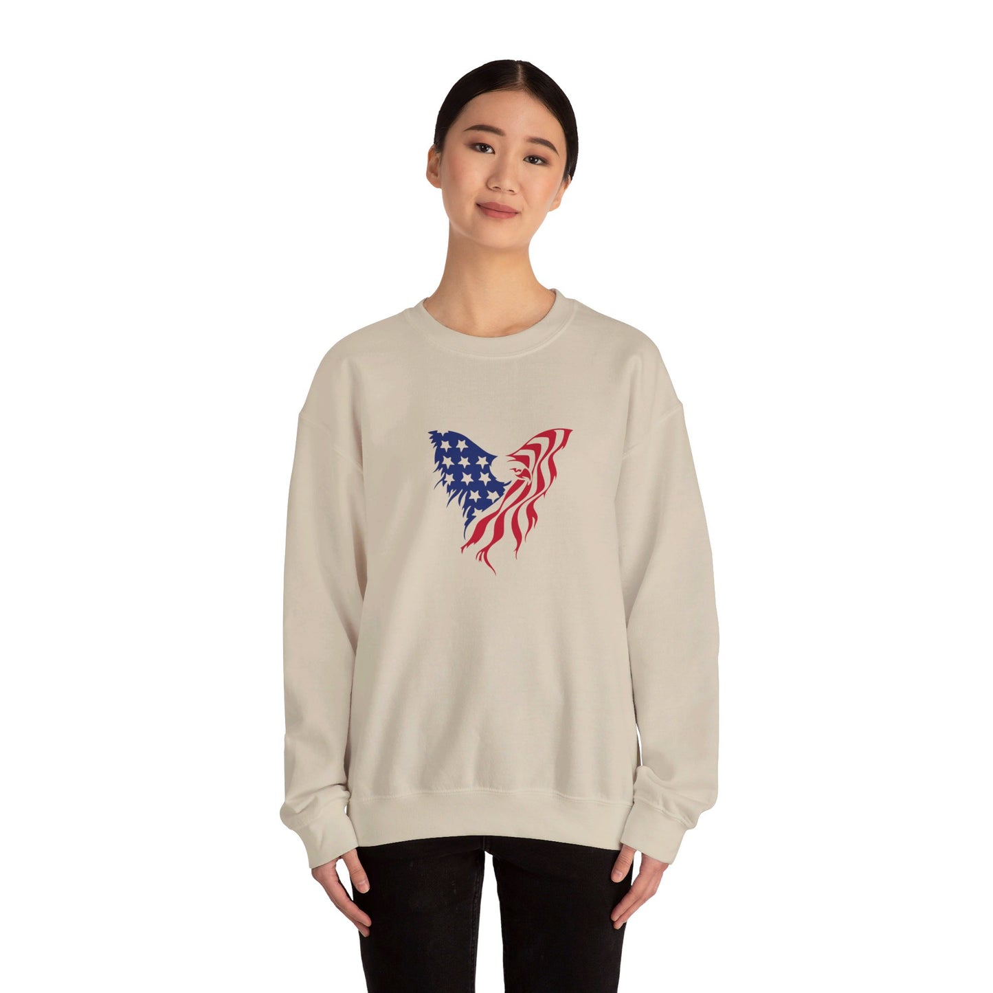 4th Of July Eagle - Crewneck Sweatshirt