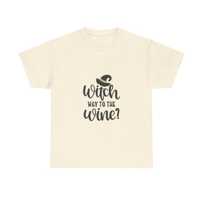 Witch way to the wine-T-Shirt