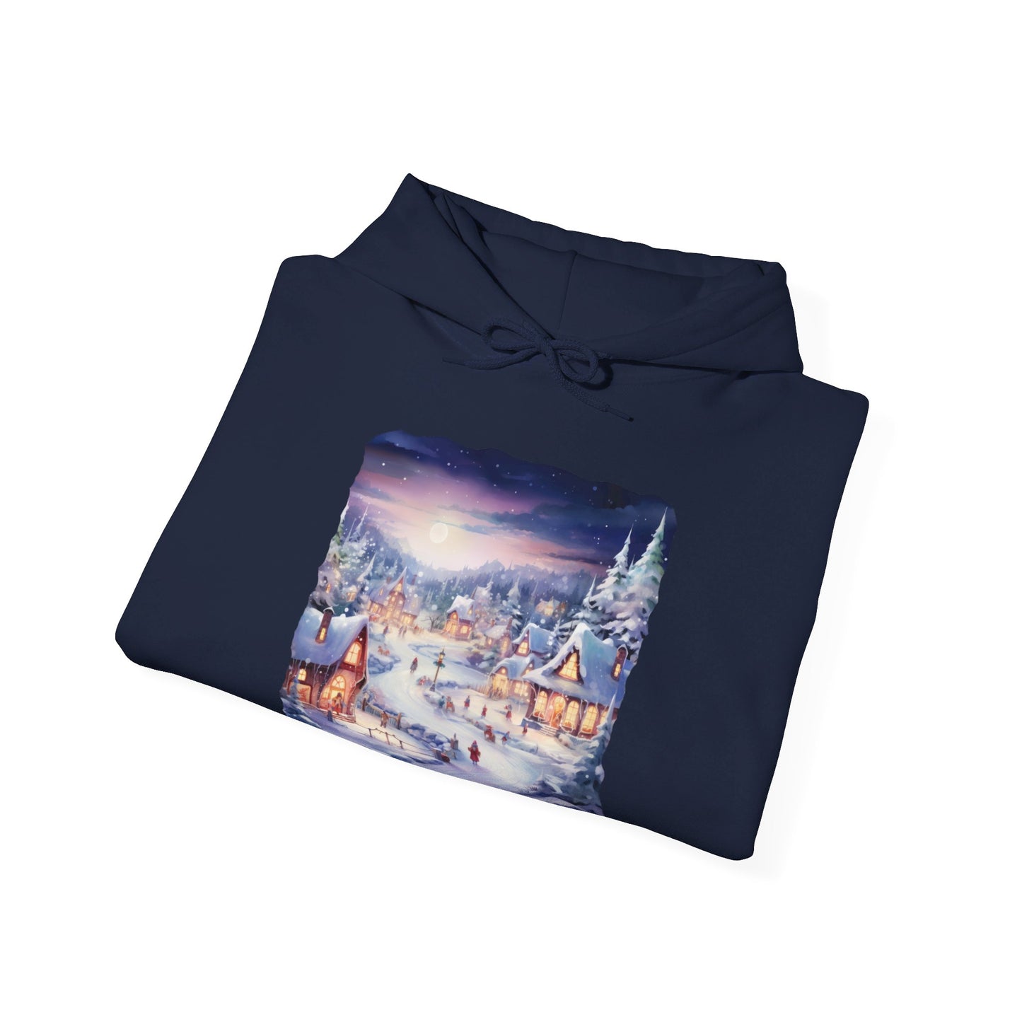 Snowy Christmas Village 3 - Hooded Sweatshirt