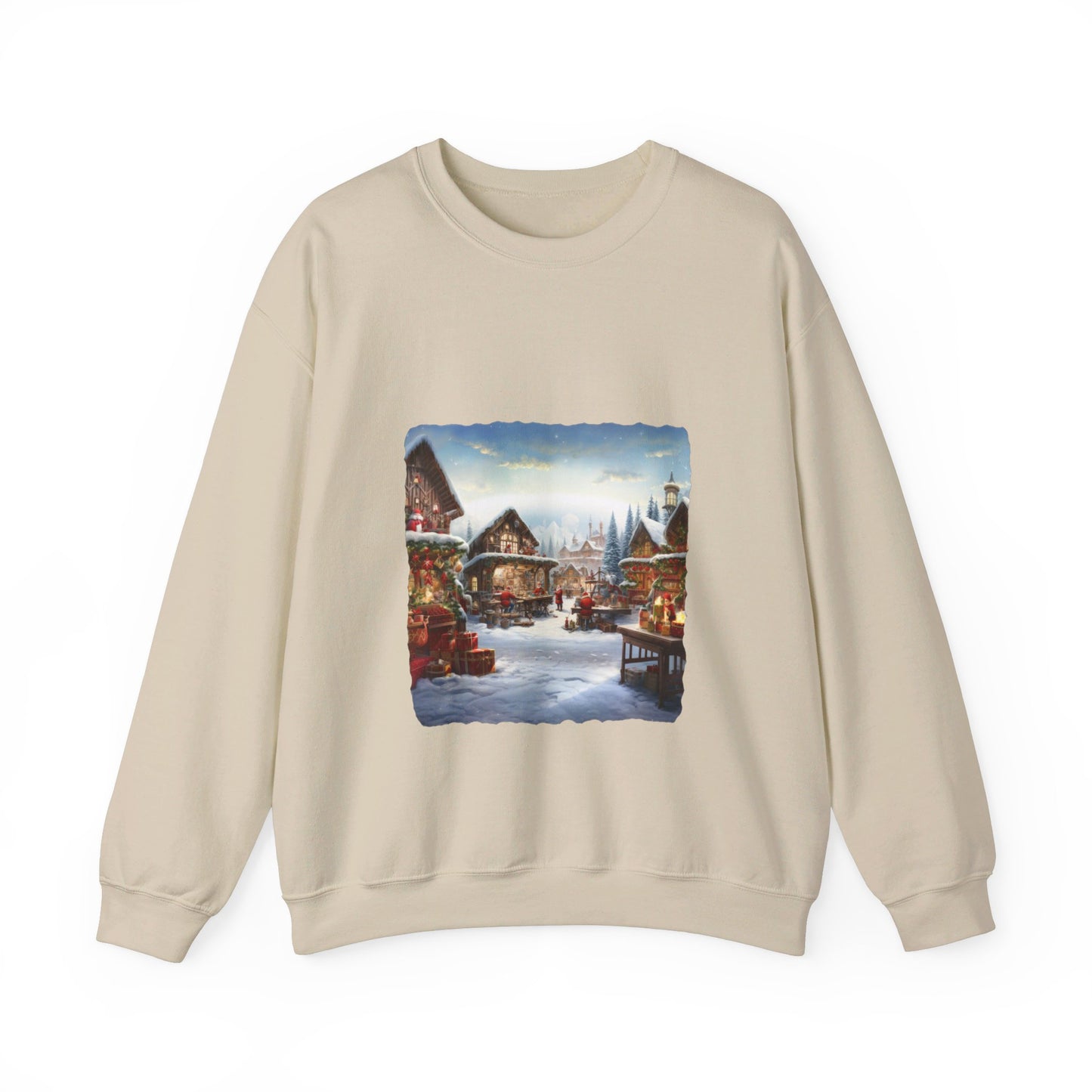 Snowy Christmas Village North Pole - Sweatshirt