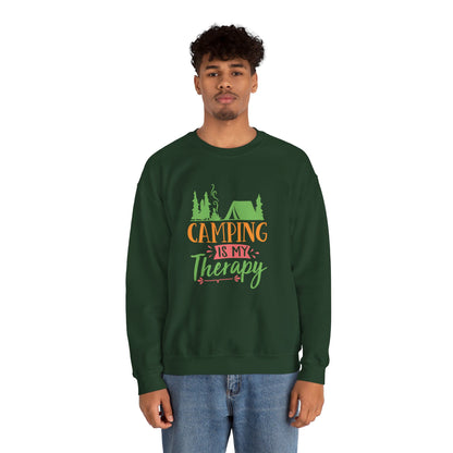 Camping Is My Therapy  - Crewneck Sweatshirt