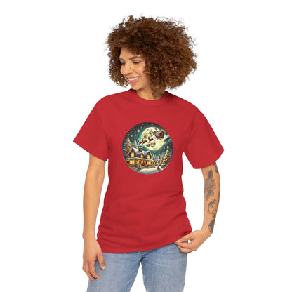 Festive Santa Christmas Village - T-Shirt