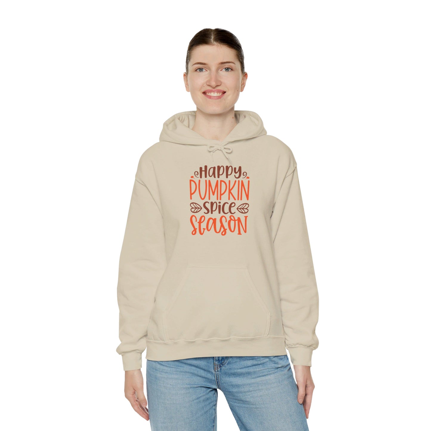 Happy Pumpkin, Spice Season - Hooded Sweatshirt