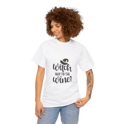 Witch way to the wine-T-Shirt