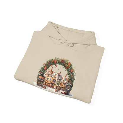 Snowy Village Bliss - Hooded Sweatshirt