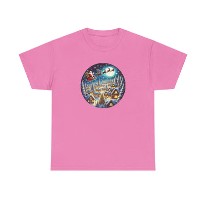 Santa's Snowy Flight - T-Shirt