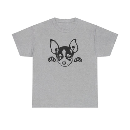 Peeking Chihuahua, Pure Cuteness - T-Shirt