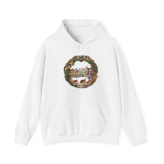 Whimsical Village Christmas - Hooded Sweatshirt