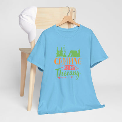 Camping Is My Therapy - T-Shirt