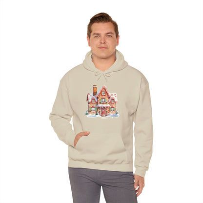 Snowy Christmas Village 14 - Hooded Sweatshirt