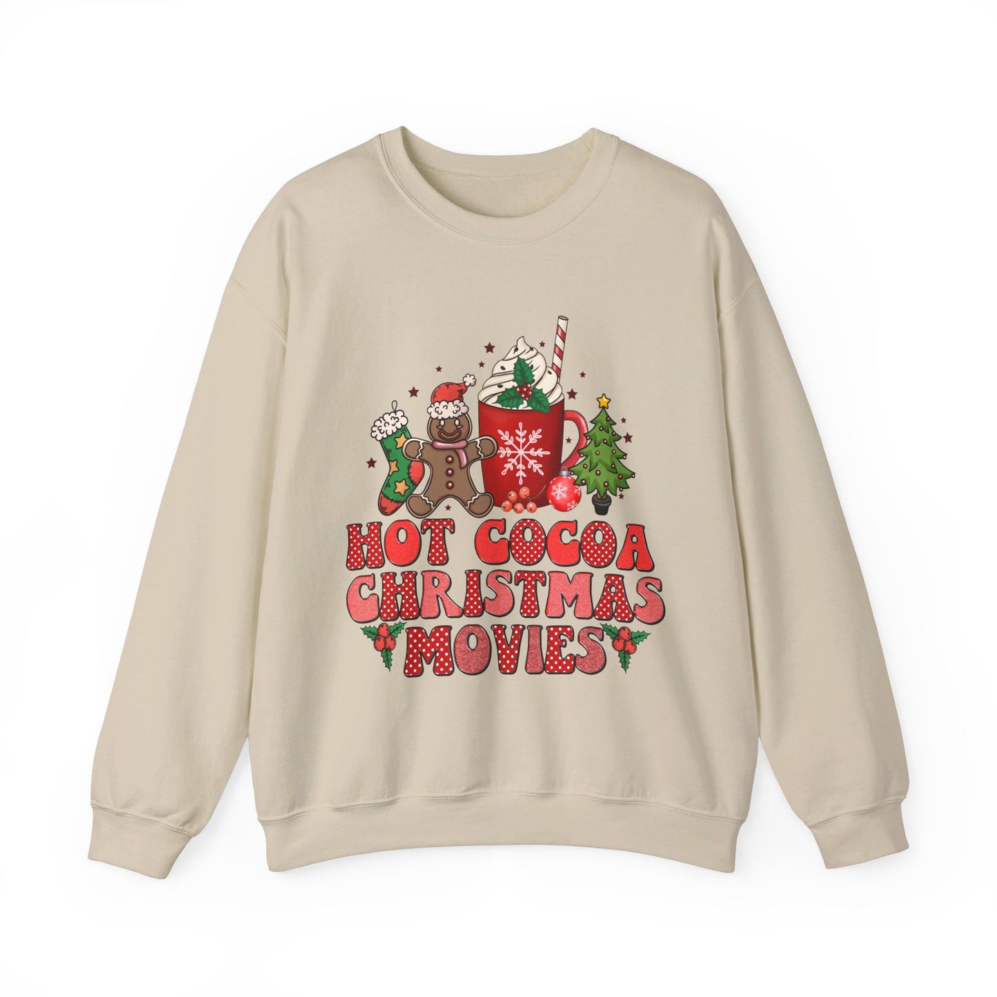 Hot Cocoa Christmas Movies - Crewneck Sweatshirt