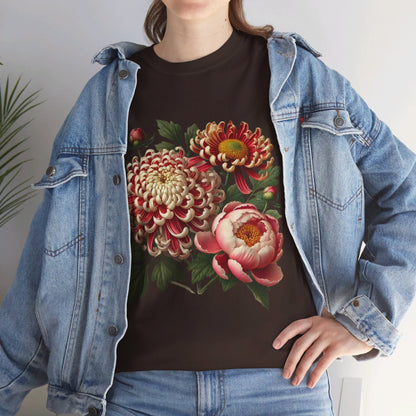 November Flowers - Birth Month - T-Shirt