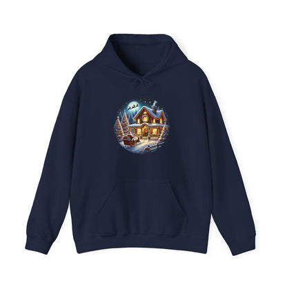 Santa's Joyful Ride - Hooded Sweatshirt