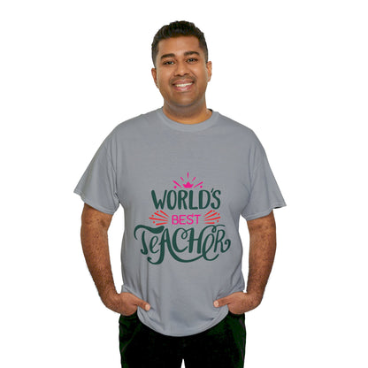 Worlds best teacher - T-Shirt