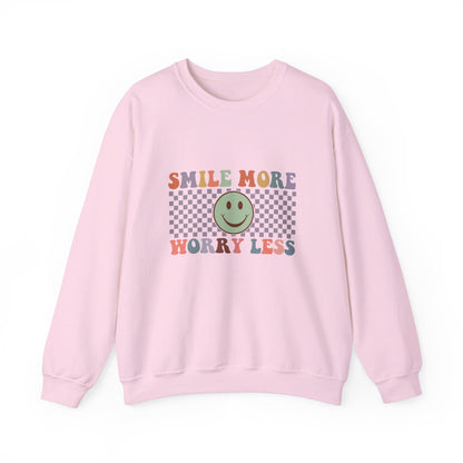 Smile More, Worry Less Sweatshirt