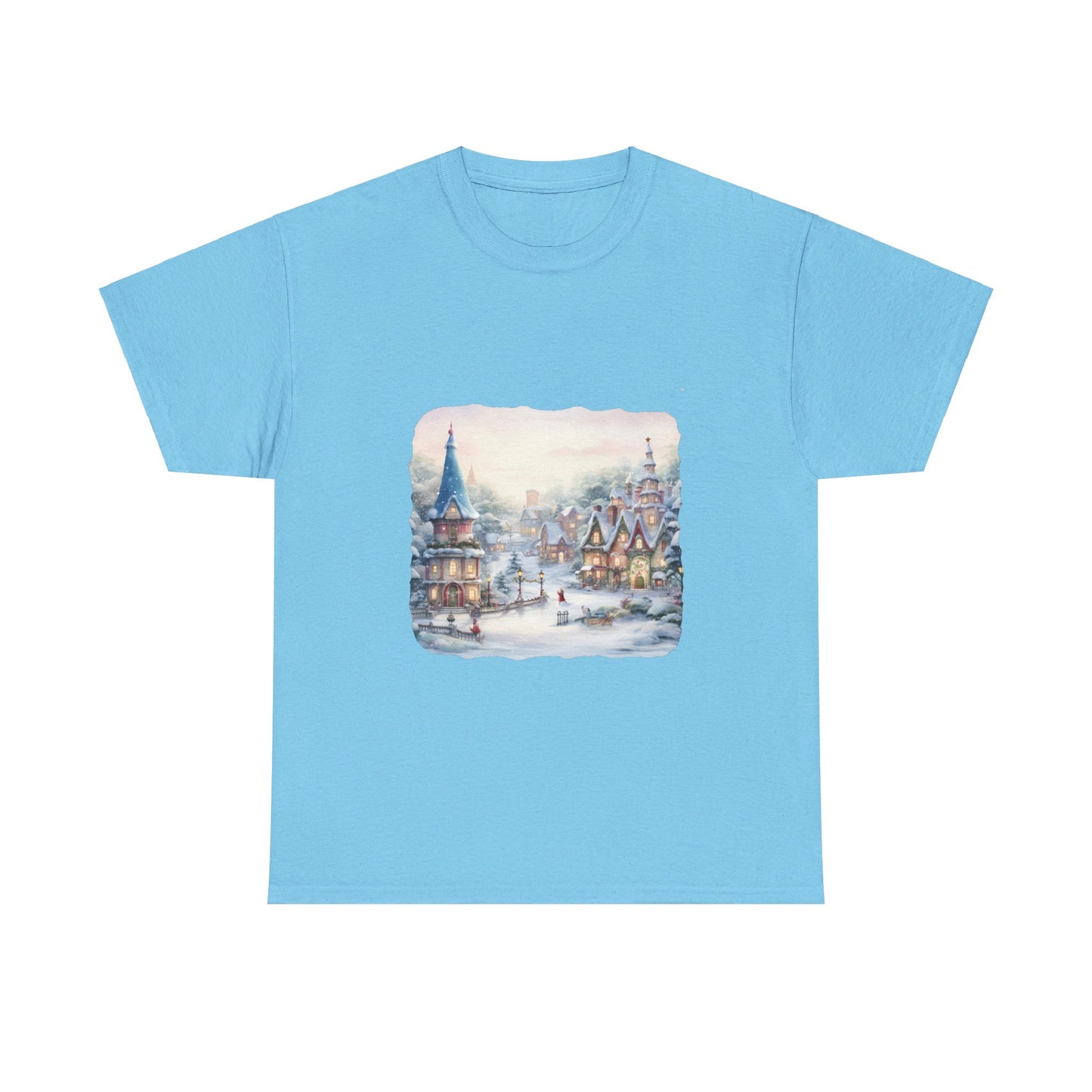 Snowy Christmas Village 2 - T-Shirt