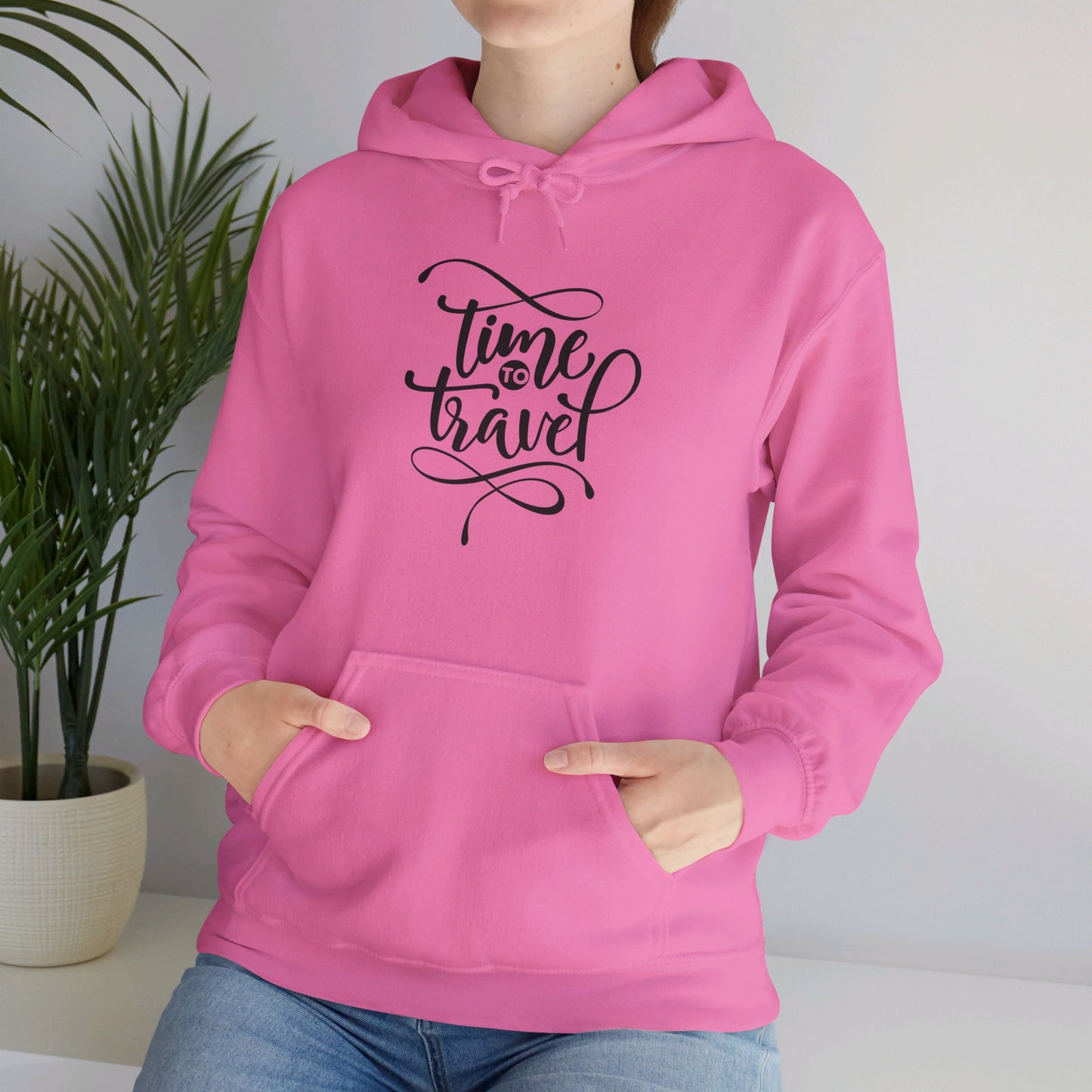 Adventure Awaits, Time to Travel Now - Hooded Sweatshirt