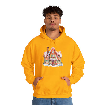 Snowy Christmas Village 14 - Hooded Sweatshirt