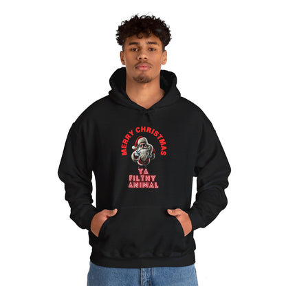 Merry Christmas - Ya Filthy Animal Unisex Heavy Blend™ Hooded Sweatshirt