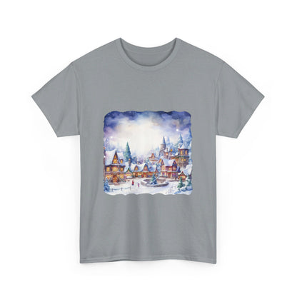 Snowy Christmas Village 5 - T-Shirt