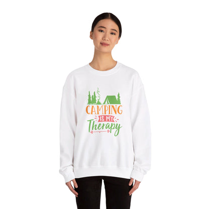 Camping Is My Therapy  - Crewneck Sweatshirt