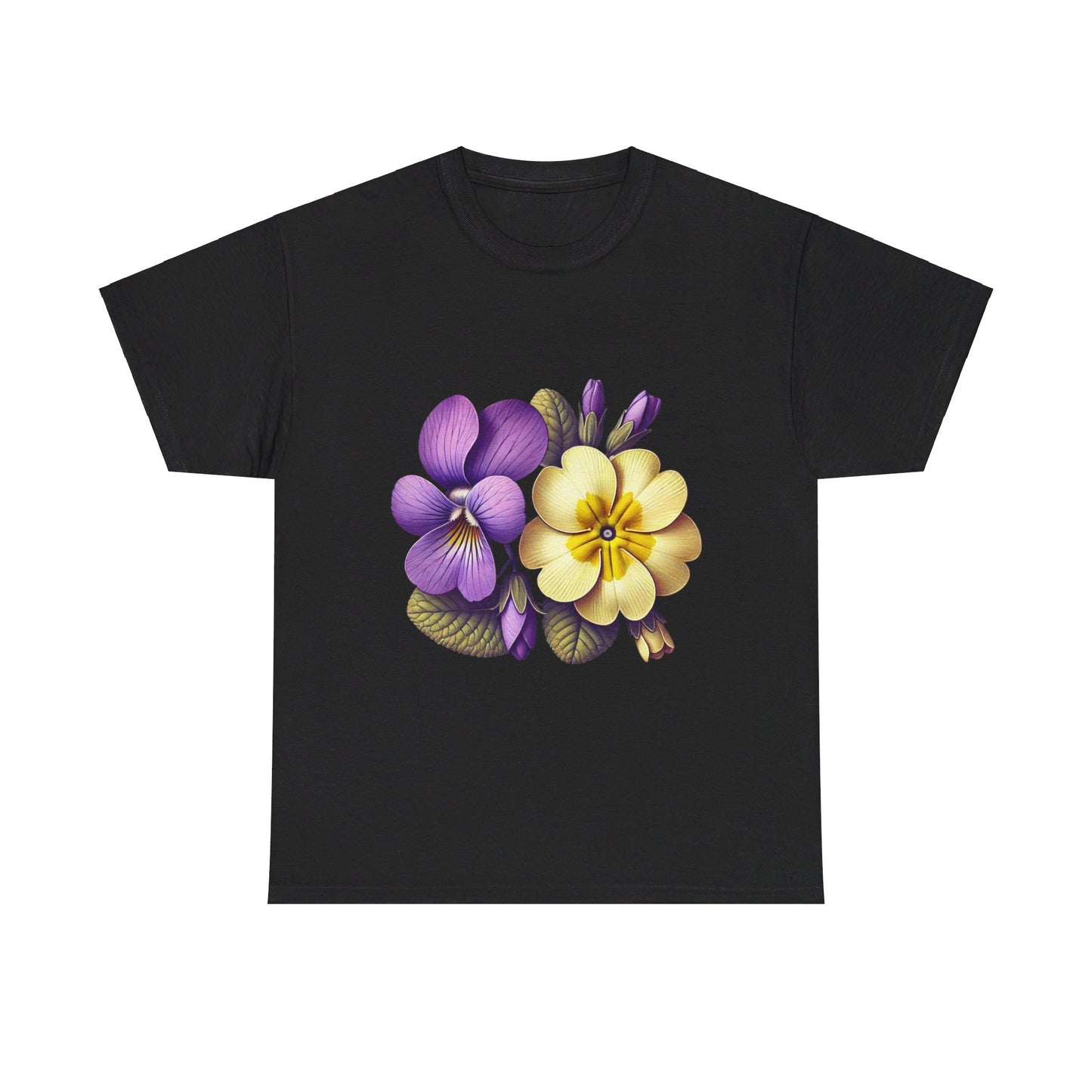 February Flowers - Birth Month - T-Shirt