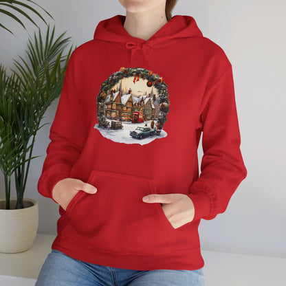 Village Holiday Spirit - Hooded Sweatshirt