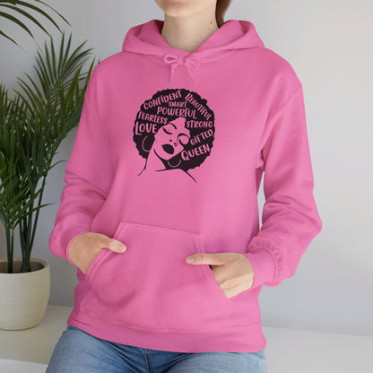 Afro Lady Inspirational - Hooded Sweatshirt