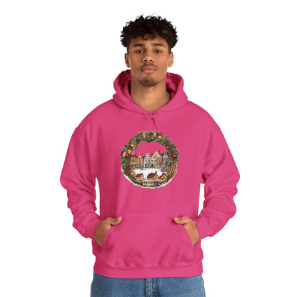 Whimsical Village Christmas - Hooded Sweatshirt