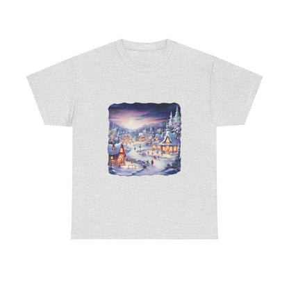 Snowy Christmas Village 3 - T-Shirt