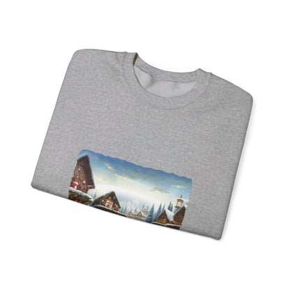 Snowy Christmas Village North Pole - Sweatshirt