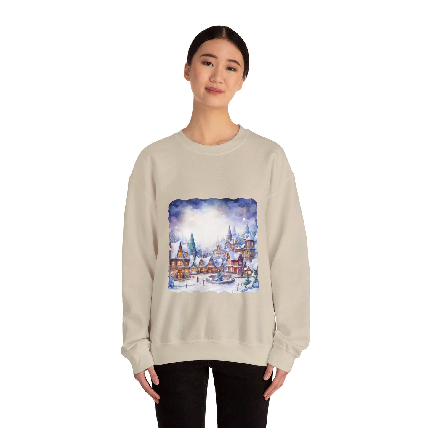 Snowy Christmas Village 5 - Sweatshirt