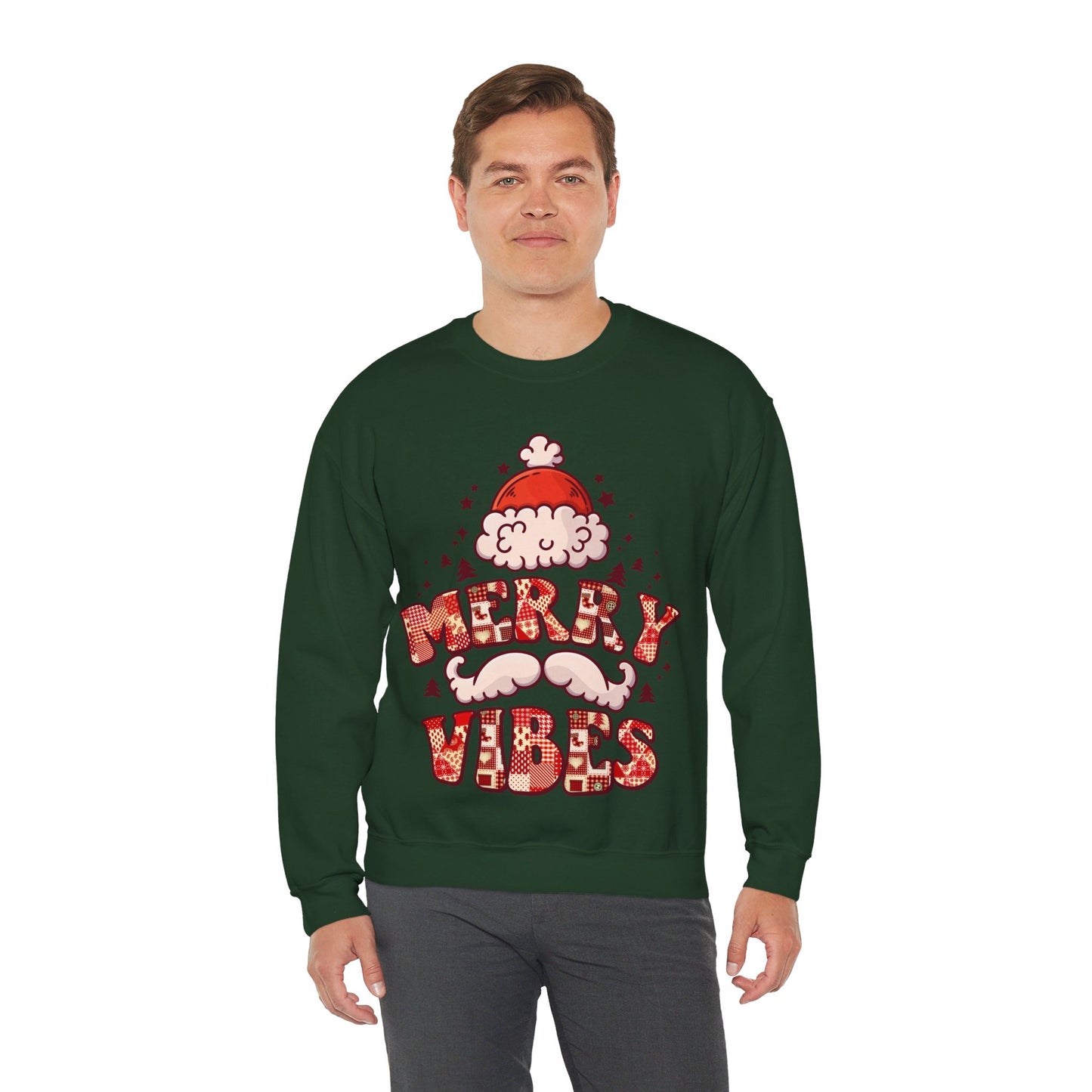 Merry Vibes - Crewneck Sweatshirt