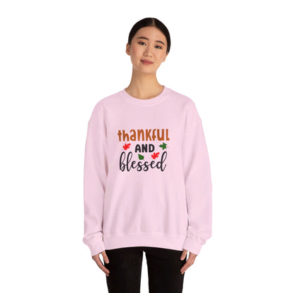 Thankful And Blessed - Crewneck Sweatshirt