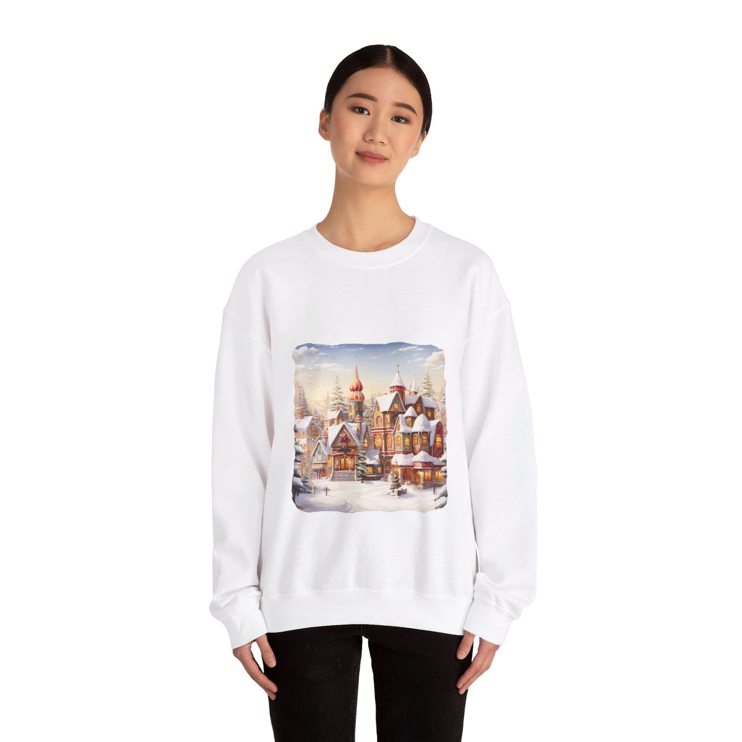 Snowy Christmas Village 12 - Sweatshirt