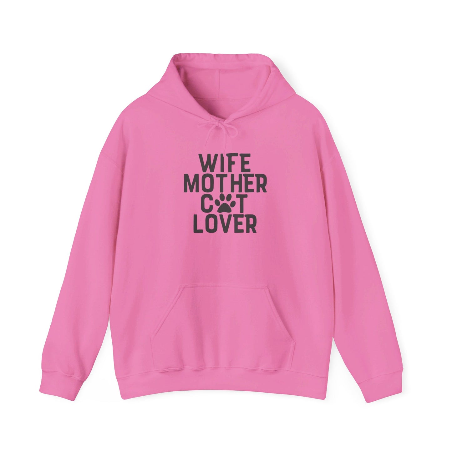 Wife Mother Cat Lover, Pure Joy - Hooded Sweatshirt