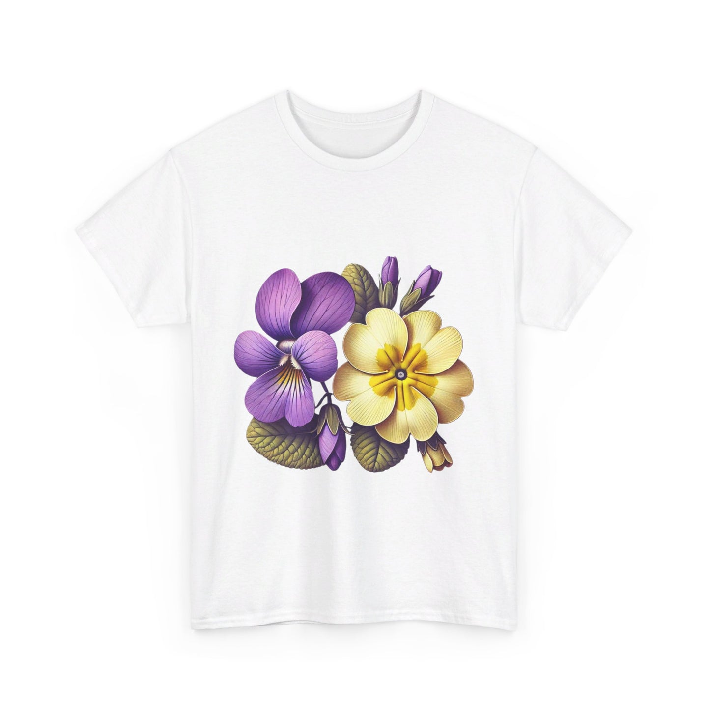 February Flowers - Birth Month - T-Shirt