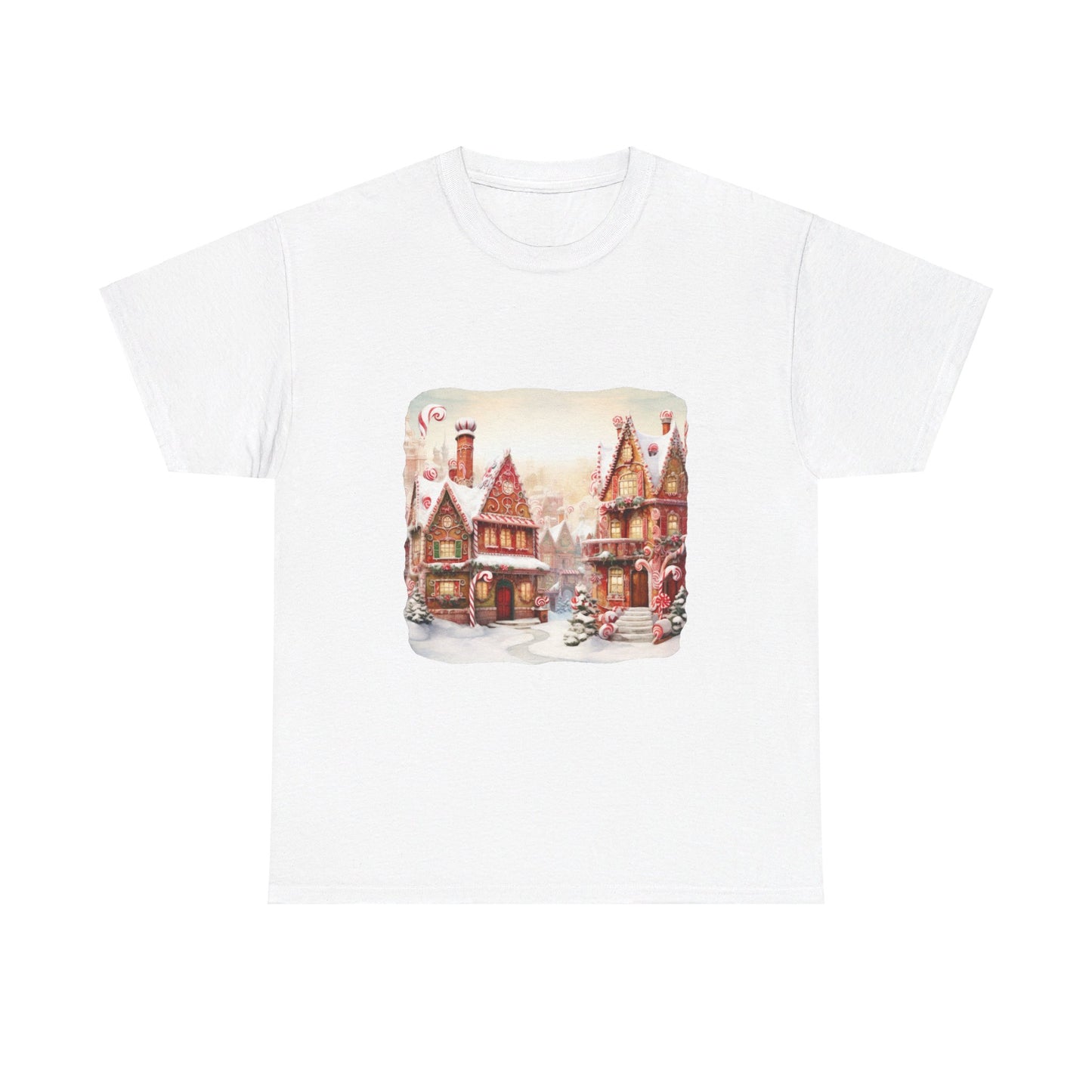 Snowy Christmas Village 11- T-Shirt