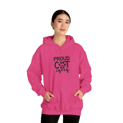 Proud Cat Mom Feline Love Forever - Hooded Sweatshirt