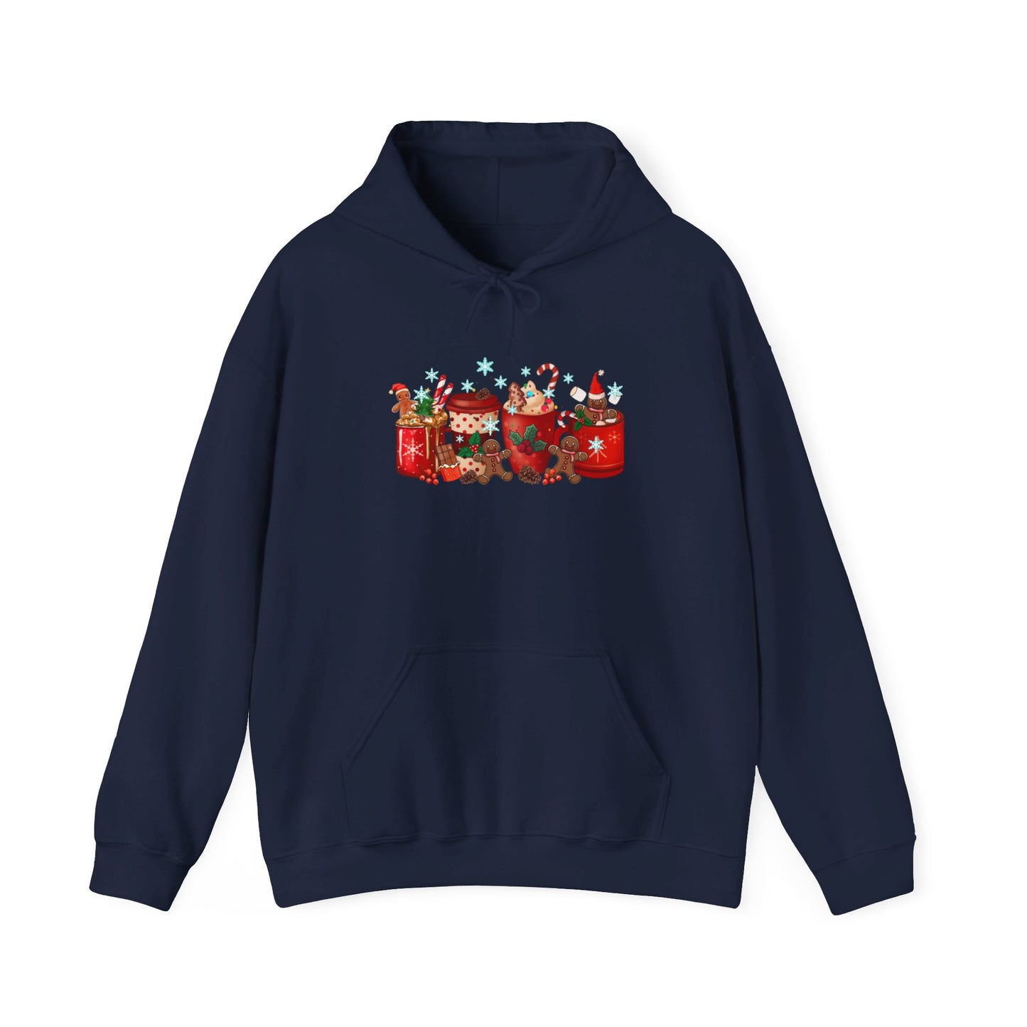 Christmas Cocoa & Gingerbread Delight - Hooded Sweatshirt