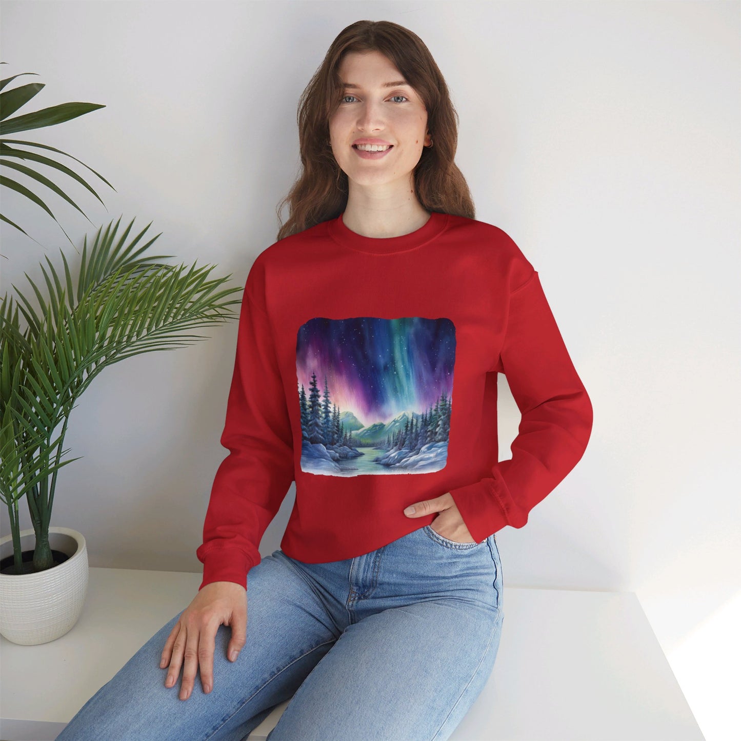 Northern Lights - Crewneck Sweatshirt