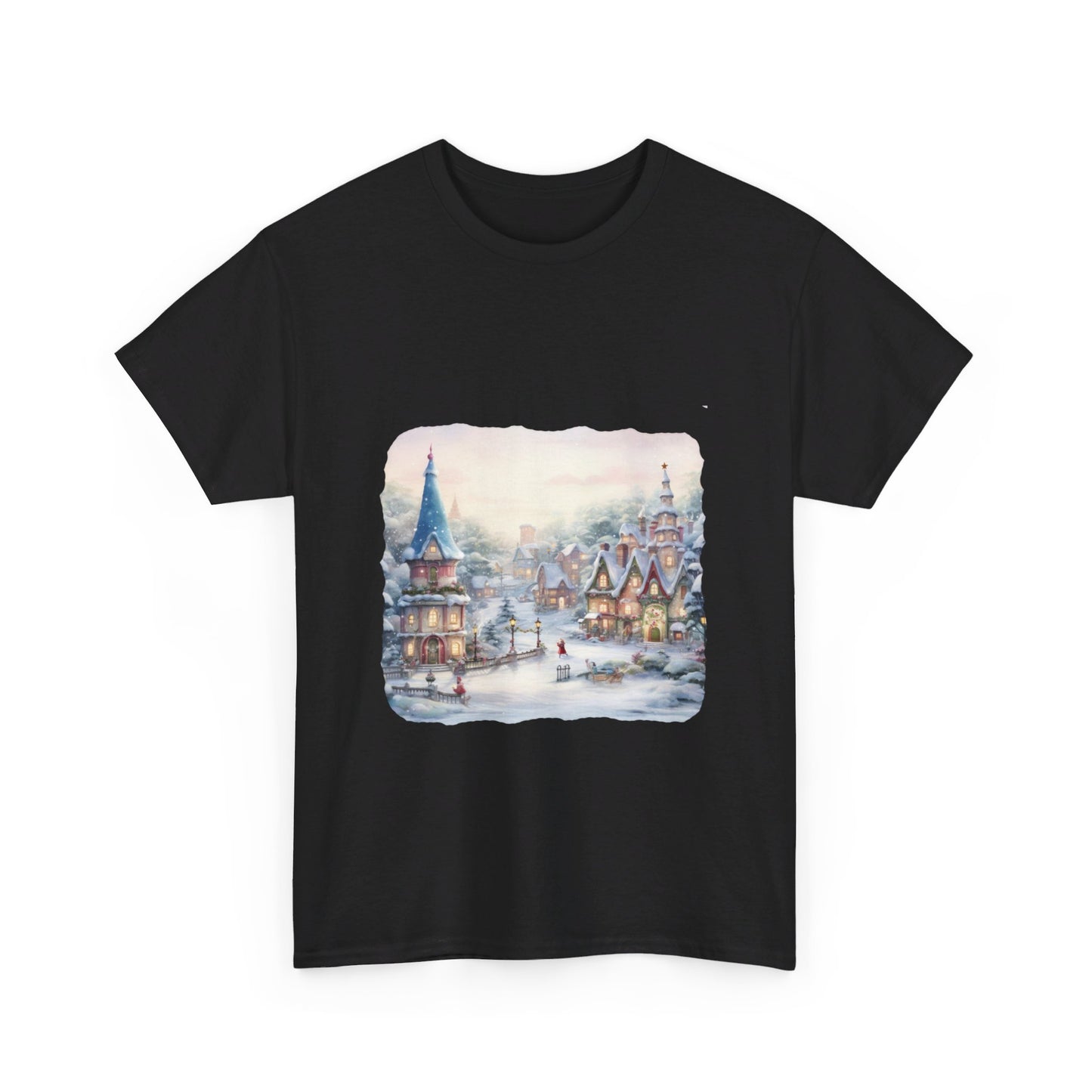 Snowy Christmas Village 2 - T-Shirt