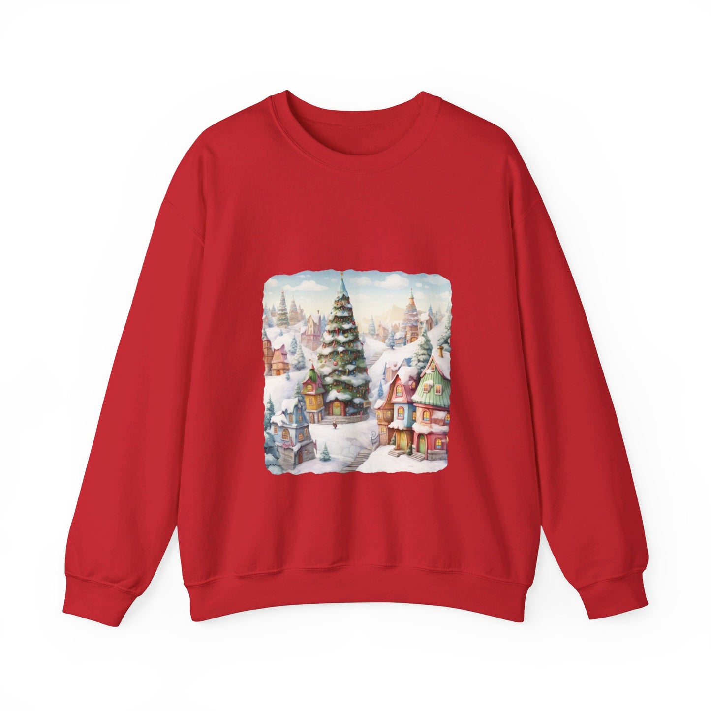 Snowy Christmas Village 16 - Sweatshirt