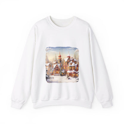 Snowy Christmas Village 12 - Sweatshirt