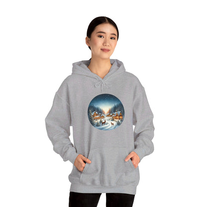 Magical Snowy Night - Hooded Sweatshirt