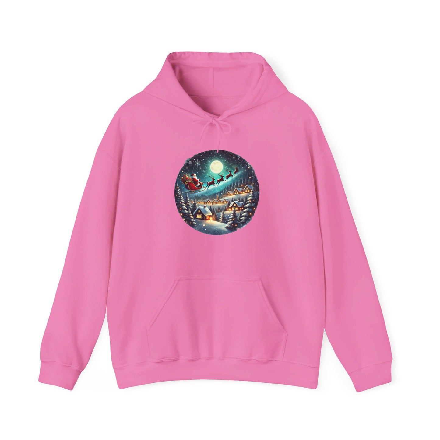 Moonlit Santa Ride - Hooded Sweatshirt